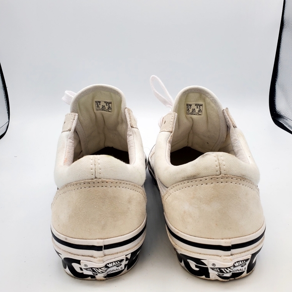 Vans CDG Old Skool White Canva Size 8 men and size 9.5 women Japan Collaboration - Picture 3 of 8